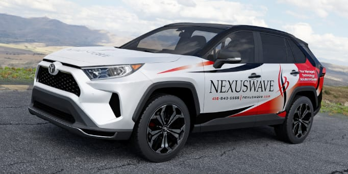 Nexuswave fleet vehicle — front view